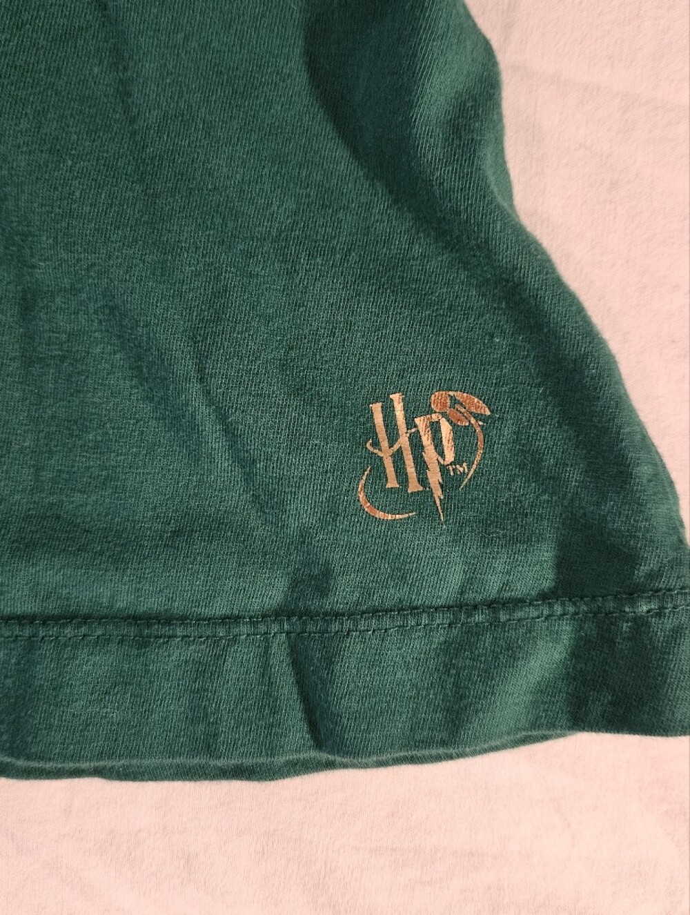 Mini Boden Emerald Green Harry Potter Crest Tee Dress, Size 9-10 Yrs (140) - Picture 2 of 8